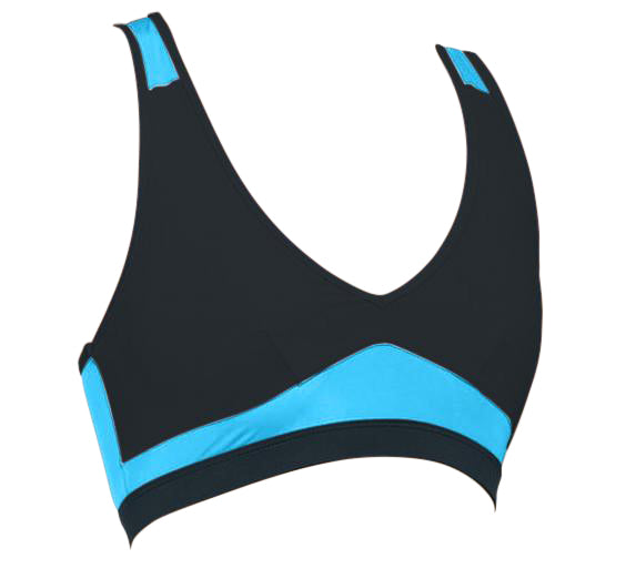 Trapeze Bra Top : Turquoise