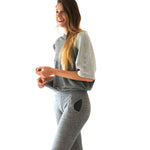 Sweat top : Heather Grey