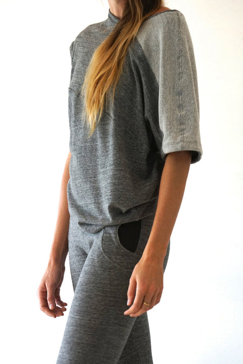 Sweat top : Heather Grey