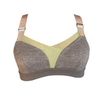 B Bra "Upcycle": Heather Grey/ Mint