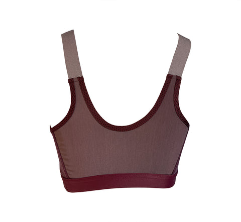 Convergence Bra: Eggplant