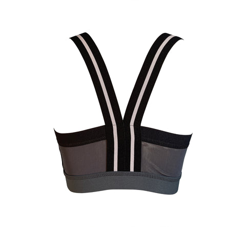 Insertion Bra W: Charcoal Marl