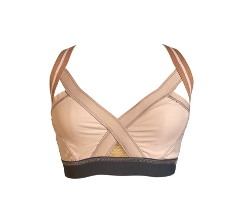 Insertion Bra W: Ecru Stripe