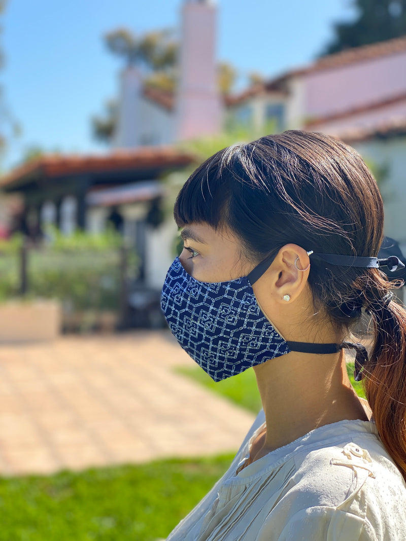 Japanese Yukata Mask (Yotsume)