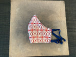 Japanese Vintage Kimono Mask Katazome (Aka)