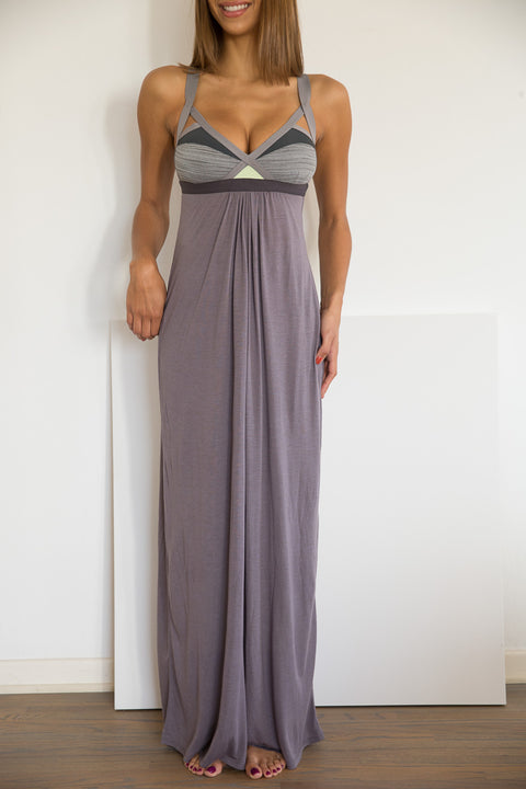 Ippon Maxi Dress +: Grey