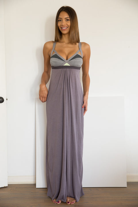 Ippon Maxi Dress +: Grey