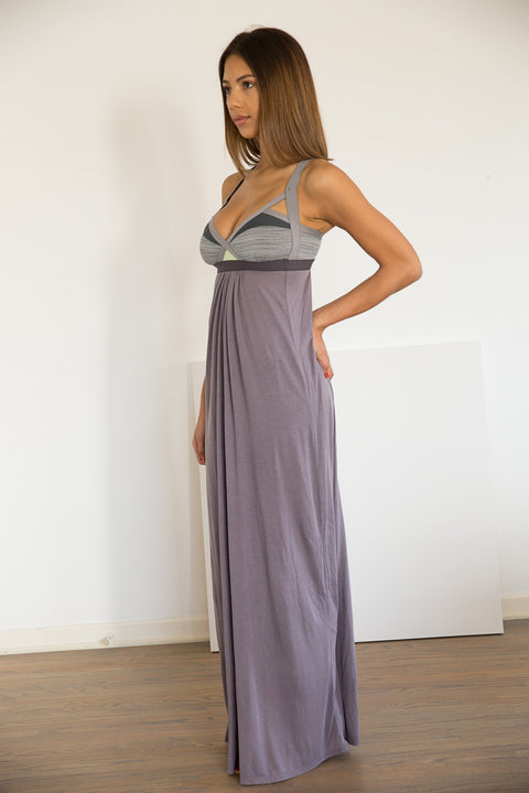 Ippon Maxi Dress +: Grey