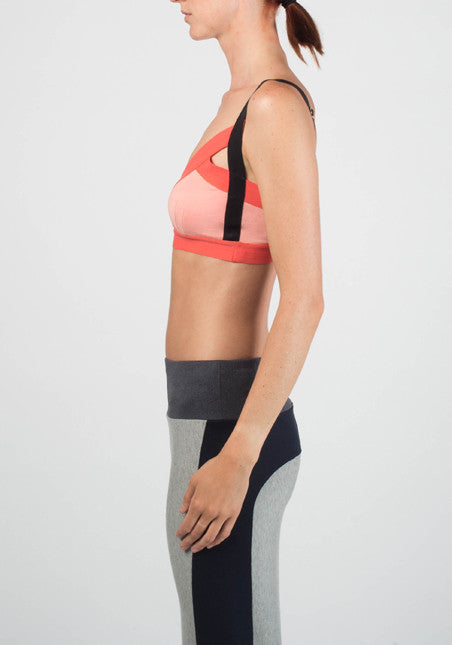 Neo Insertion Bra W: Fluoro Coral