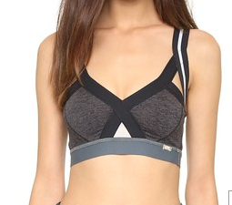 Insertion Bra W: Charcoal Marl