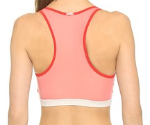 Trapeze Bra Top: Fiery Red