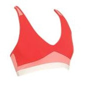 Trapeze Bra Top: Fiery Red