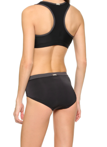 Convexity Top for Swim & Workout: Eggplant