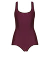 Glide One Piece Suit: Eggplant