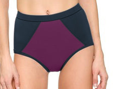 Convexity Top for Swim & Workout: Eggplant