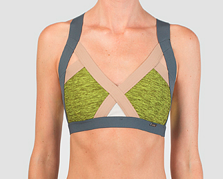 Insertion Bra W: Lemon Lime