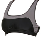Convexity Swim & Workout Bra Top: Black