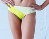 Tani Swim Bottom: Yellow Ecru