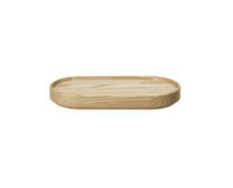 Round Wood Trays (3)