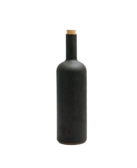 Hasami Black Bottle 12" H