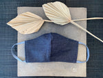 Back to Work Japanese Dark Stripe Denim Masks