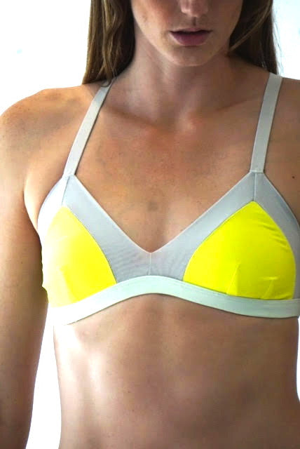 Tani Bra: Yellow Ecru