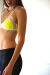 Tani Swim Bottom: Yellow Ecru